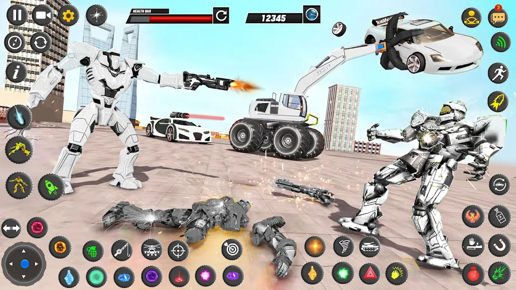 Robots War– Car Transform Game  Screenshot 2