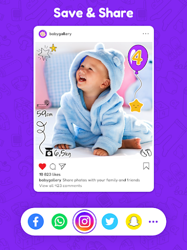 Baby Gallery: Picture Editor  Screenshot 21