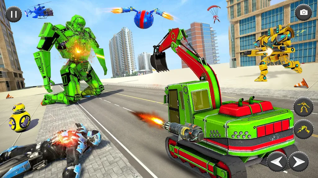 Robots War– Car Transform Game  Screenshot 3