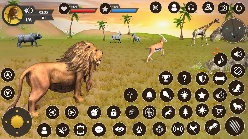 Lion Animal Simulator Games 3d  Screenshot 1