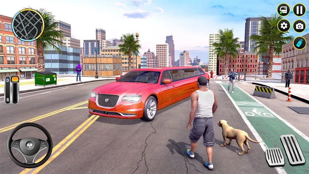 Limousine Parking:Limo Taxi 3D  Screenshot 2