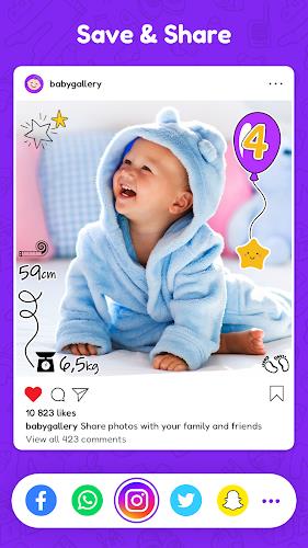 Baby Gallery: Picture Editor  Screenshot 7