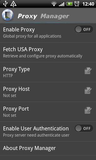 Proxy Manager  Screenshot 4