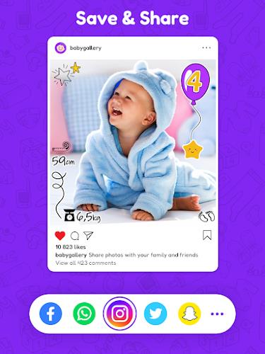 Baby Gallery: Picture Editor  Screenshot 14