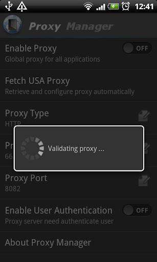 Proxy Manager  Screenshot 3