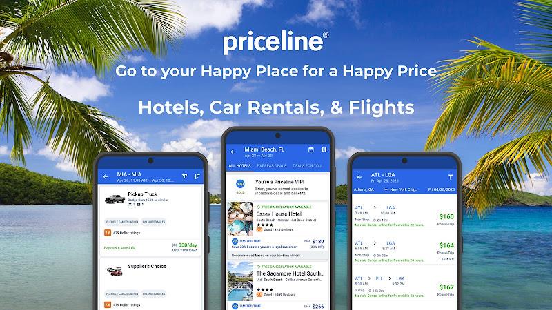 Priceline: Hotel, Flight & Car  Screenshot 1