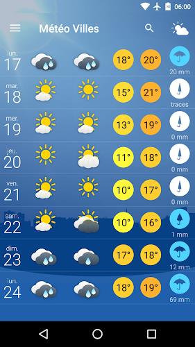 Météo Villes  Screenshot 2