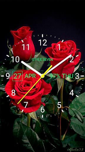 Analog Clock Live Wallpaper-7  Screenshot 1