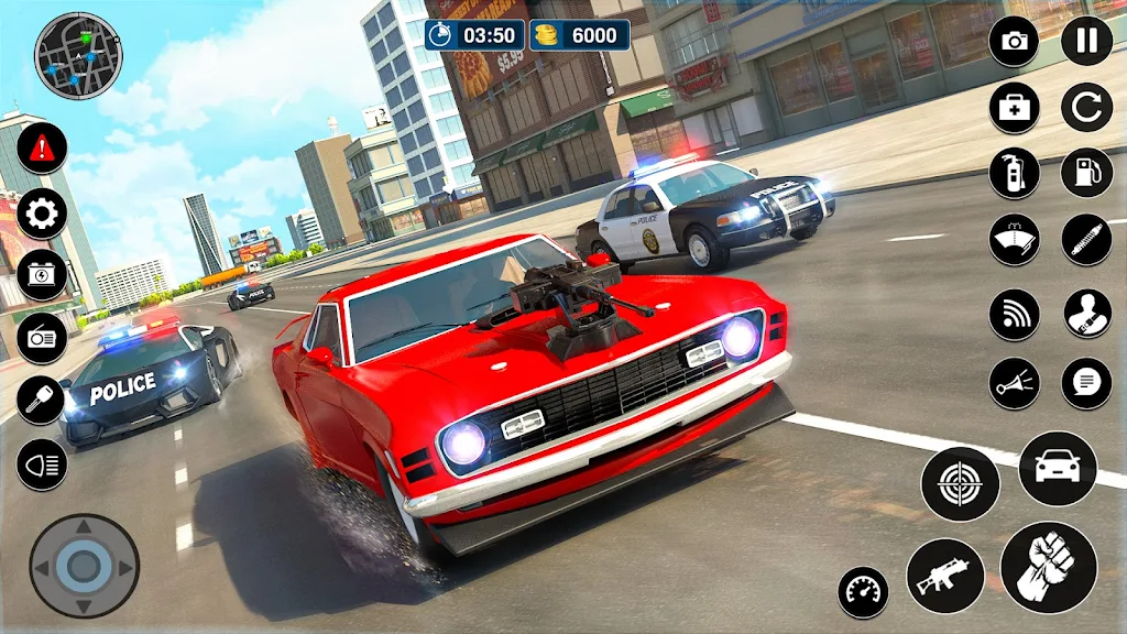 Police Car Thief Chase Game 3D  Screenshot 3