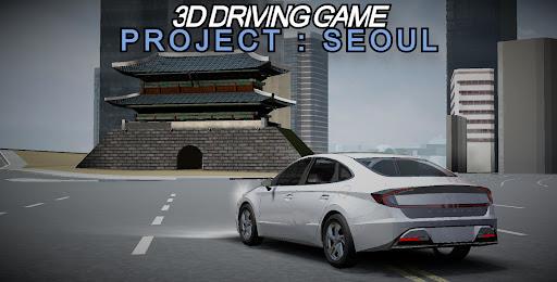 3DDrivingGame Project:Seoul  Screenshot 1