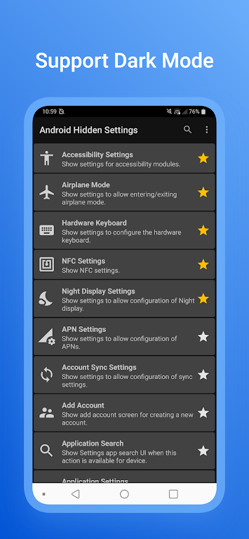 Android All Settings  Screenshot 3