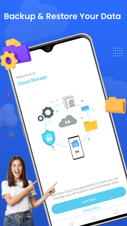 Cloud Storage: Restore, Backup  Screenshot 2