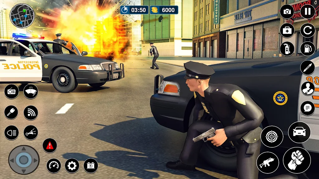 Police Car Thief Chase Game 3D  Screenshot 4