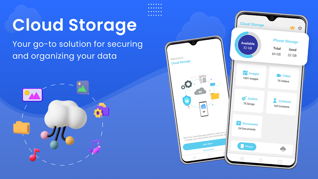 Cloud Storage: Restore, Backup  Screenshot 1