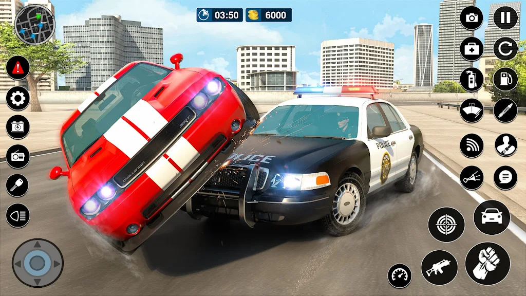 Police Car Thief Chase Game 3D  Screenshot 2