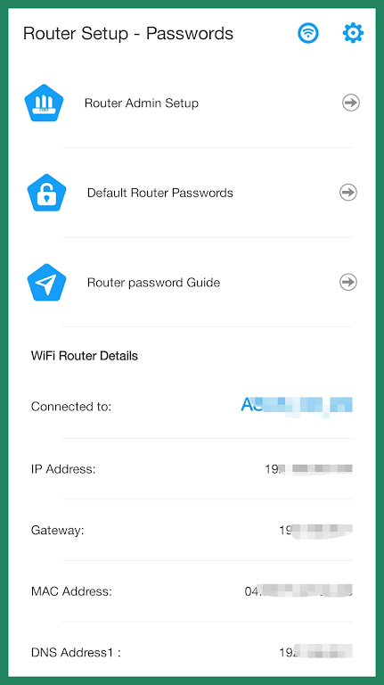 Router Admin Setup - Passwords  Screenshot 1