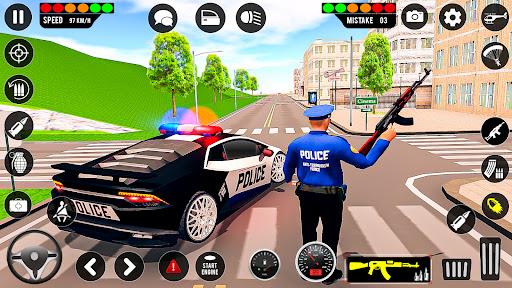 Police Highway Chase in City - Crime Racing Games  Screenshot 4