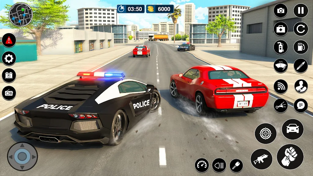 Police Car Thief Chase Game 3D  Screenshot 1