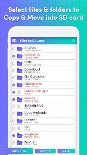 Transfer phone to SD Card – Fi  Screenshot 2