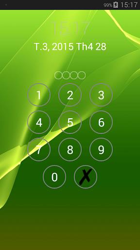 Lock screen password  Screenshot 3