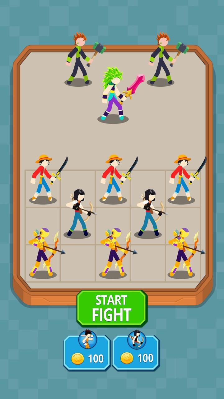 Merge Stickman Warrior  Screenshot 1