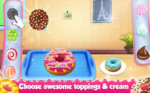 Donut Maker Girls Cooking Game  Screenshot 2