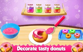 Donut Maker Girls Cooking Game  Screenshot 5