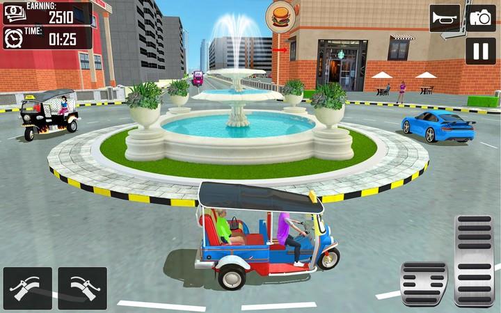 Tuk Tuk Auto Rickshaw 3D Games  Screenshot 5