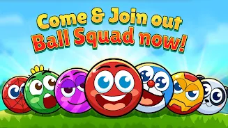 Red Bounce Ball Heroes  Screenshot 2