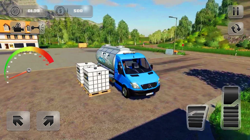 Milk Van Cow Milk Delivery Sim  Screenshot 2