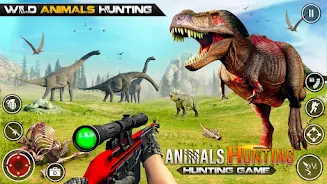 Dinosaur Hunting Gun Games  Screenshot 1