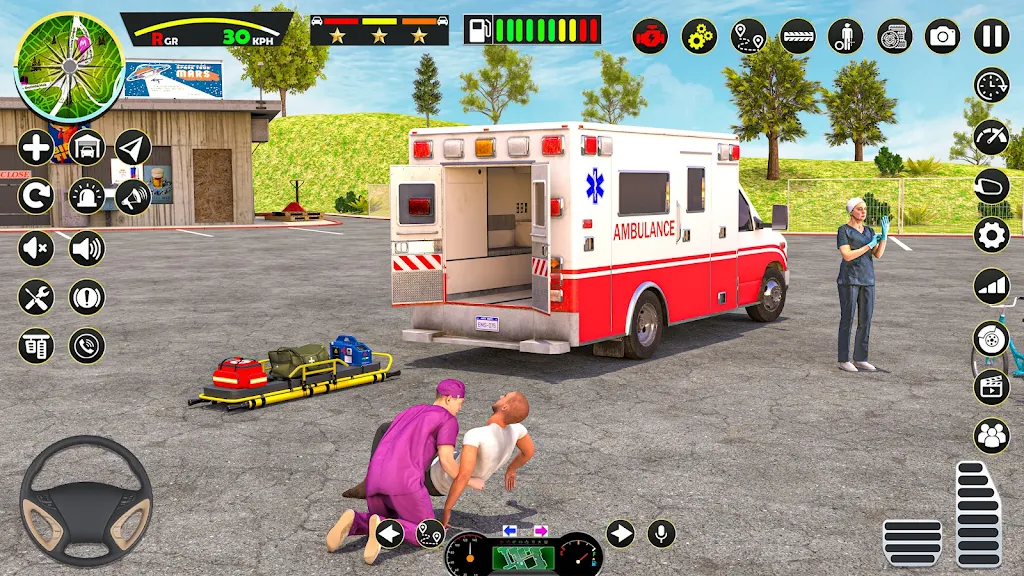 US Ambulance Driving Game 3D  Screenshot 1