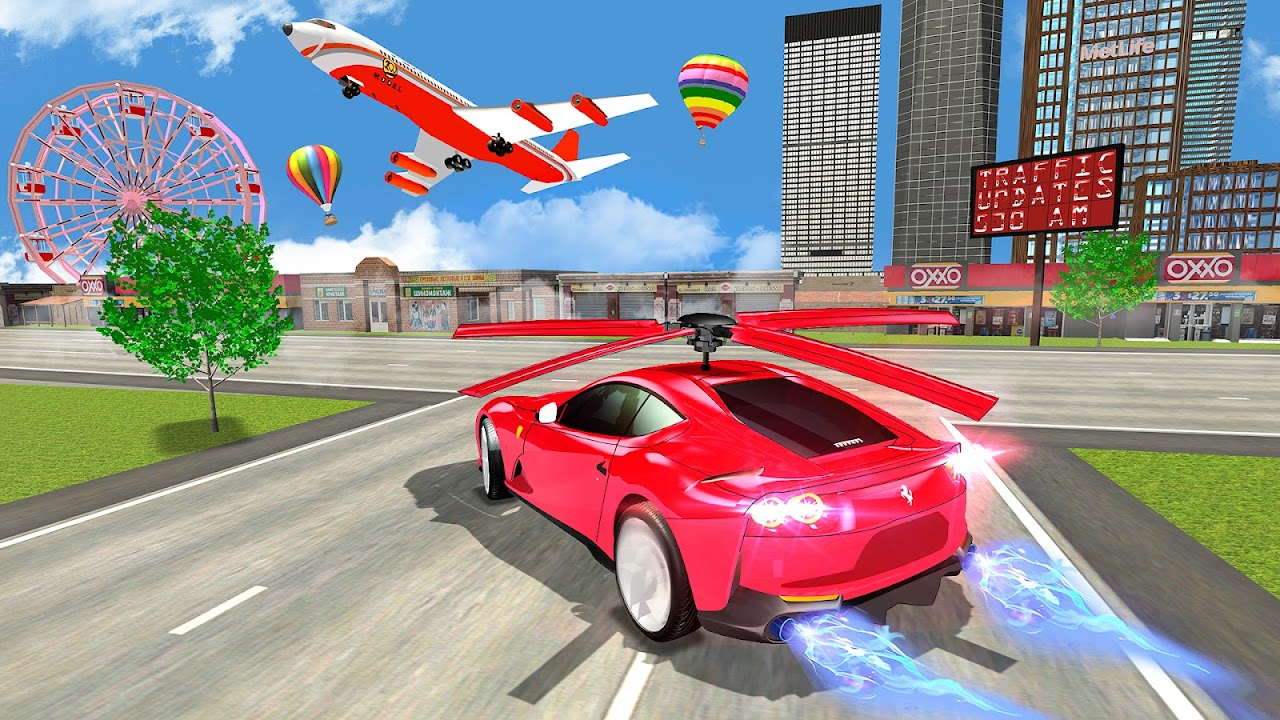 Flying car- Robot Transformation Car Driving  Screenshot 1