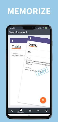 Learn Words - Memo Translate  Screenshot 3