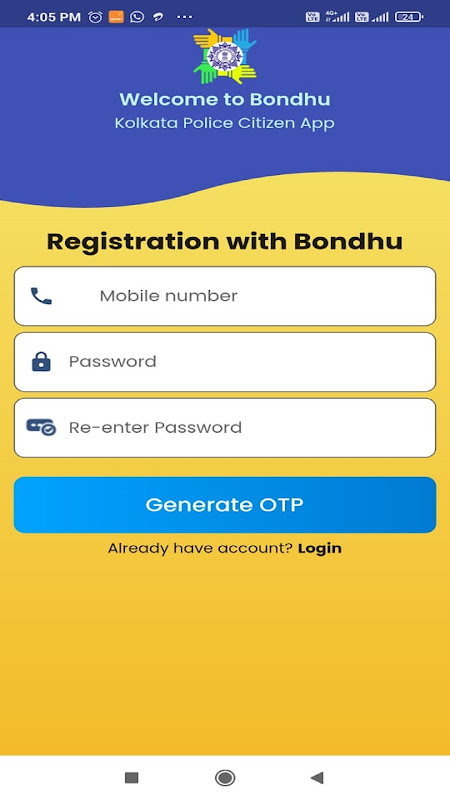 Bondhu Kolkata Police Citizen App  Screenshot 2