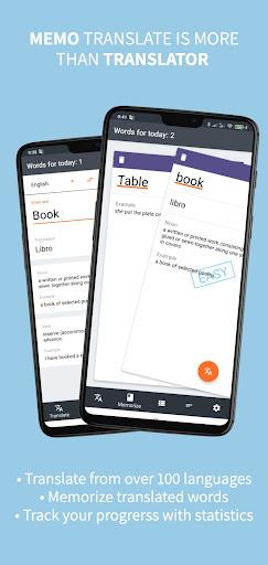 Learn Words - Memo Translate  Screenshot 1