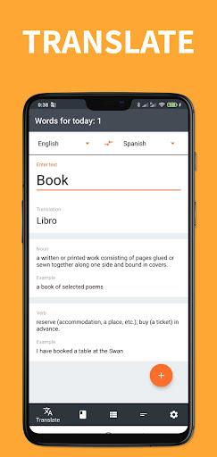 Learn Words - Memo Translate  Screenshot 2