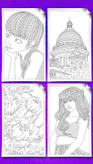 Coloring book for adults  Screenshot 8