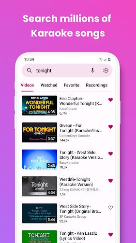 Karaoke Pro: Record and Sing  Screenshot 1