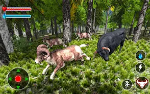 Angry Bull Attack Survival 3D  Screenshot 1