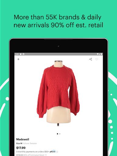 thredUP - Shop + Sell Clothing  Screenshot 1