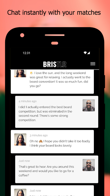 Bristlr - beard lovers dating  Screenshot 1