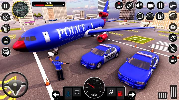 Police Car Transport Truck  Screenshot 3