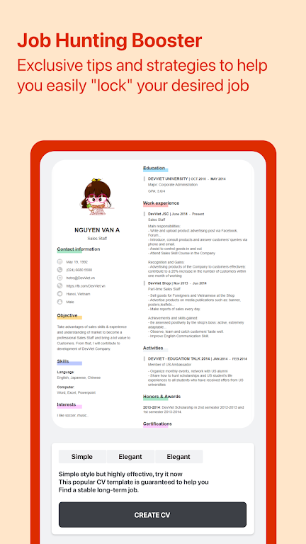 Cover Letter for Job App  Screenshot 4