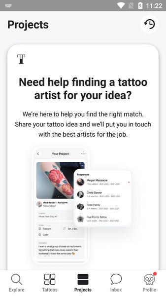 Tattoodo - Find your next tattoo  Screenshot 1