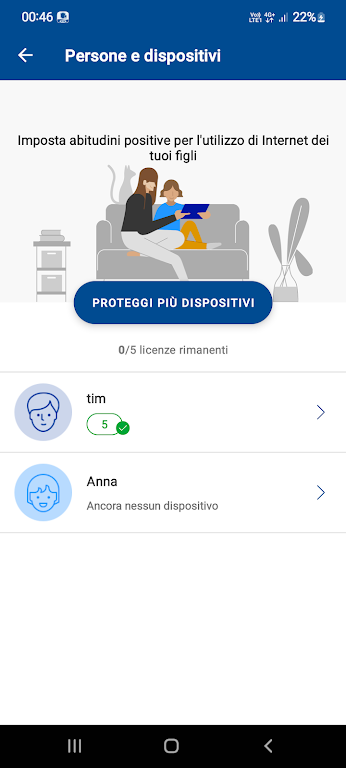 TIM Navigazione Sicura APP  Screenshot 2