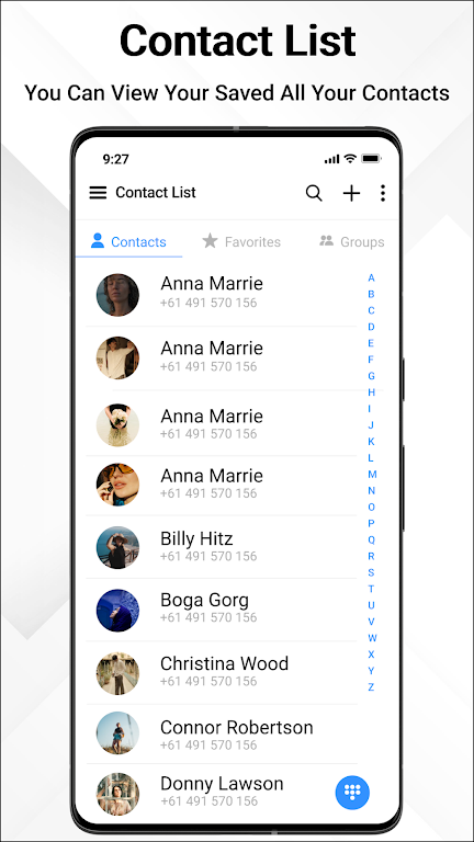 Contacts  Screenshot 1