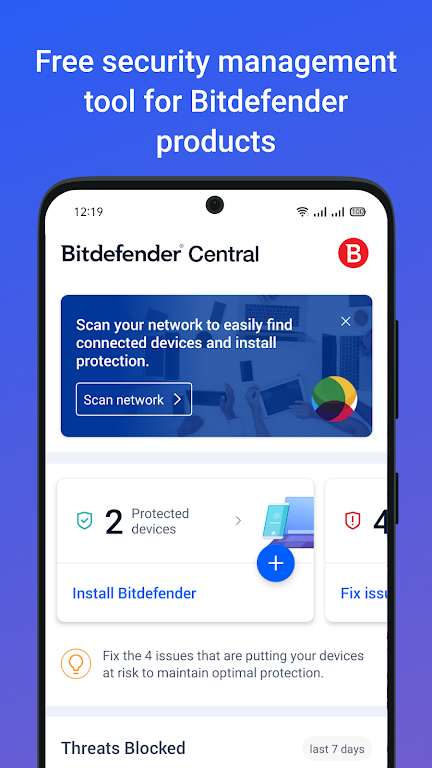 Bitdefender Central  Screenshot 1