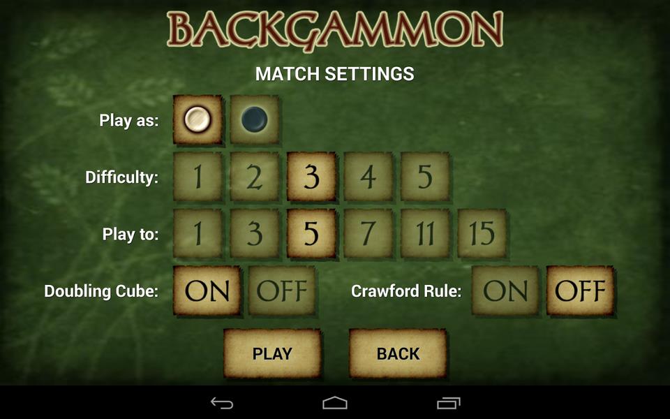 Backgammon Free  Screenshot 9