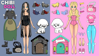 Chibi Dolls Dress Up Games  Screenshot 1